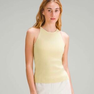 LULULEMON | Lightweight Ribbed Knit Tank | Finch Yellow | Sz S